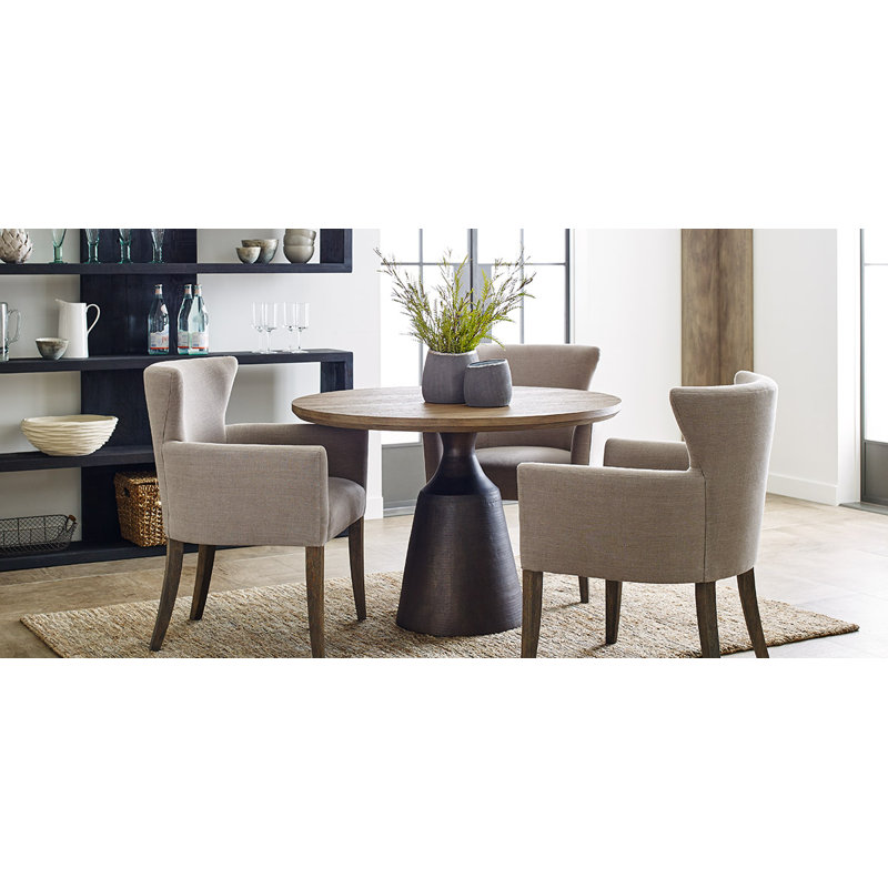 Diego Round Dining Table, 29.5" H x 44" L x 44" D