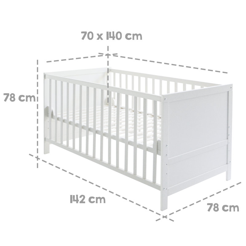 Lene Cot Bed, White