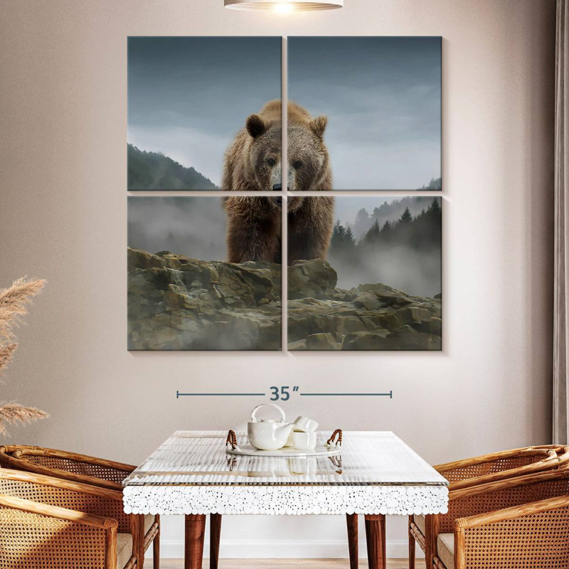 Brampt Over The Mountain, 50" H x 50" W