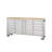 TRINITY 6 ft. W 8-Drawer Stainless-Steel Rolling Mobile Workbench w/ Storage