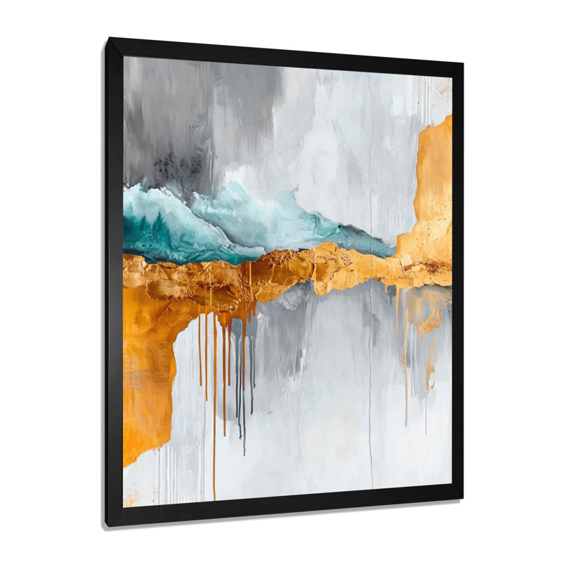 Sturgis - reproduction d'art sur toile abstraite, Black, 20" H x 12" W, Reproduction encadrée d'une seule photo