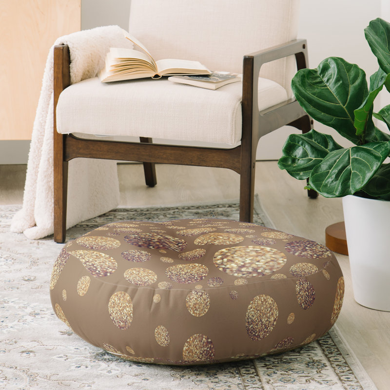 Lisa Argyropoulos Bokeh Dots Floor Pillow