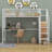  Metal Loft Bed With Desk,Metal Grid, Lateral Storage Ladder And Wardrobe-959552424-978817342