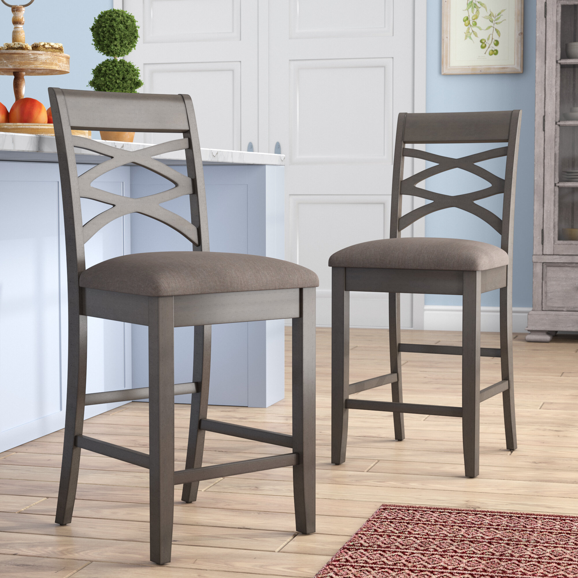 Gracie Oaks Jeanine 24 Counter Stool Reviews Wayfair   Jeanine 24 Counter Stool 