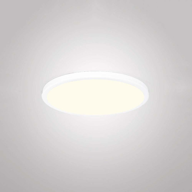 Stanwyck 1 - Light LED Flush Mount, 2700K, White, 0.88" H x 22" W x 22" D