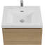Ensemble de meuble-lavabo mural flottant avec lavabo et tiroir à fermeture en douceur-1823045923