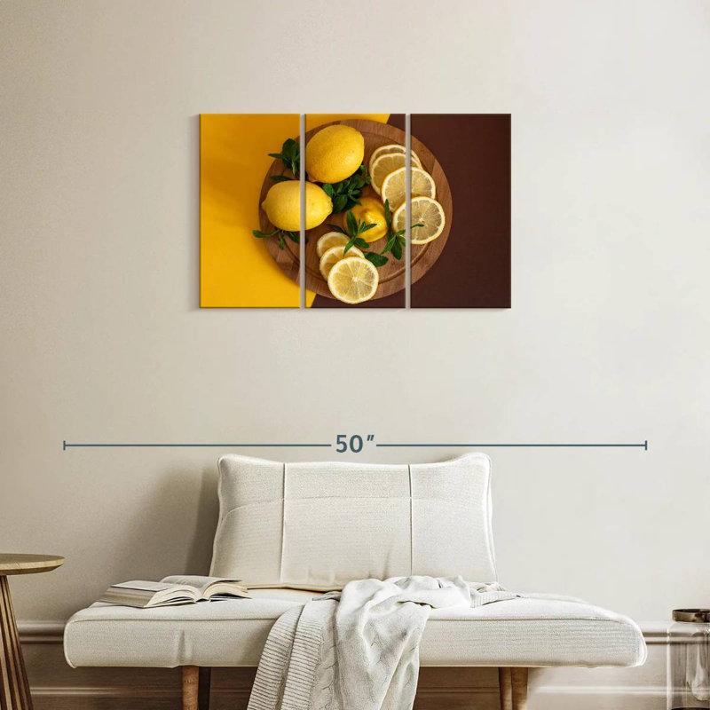 Yarlin Lemon Fruit Board, 20" H x 33" W