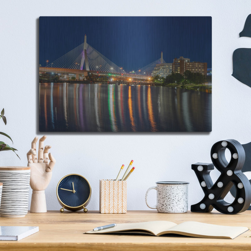 «Zakim Bridge August 26 2020» par Rick Berk, H 12 po x l 16 po