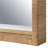 Adrianne Rattan/Iron Rectangle Wall Mirror