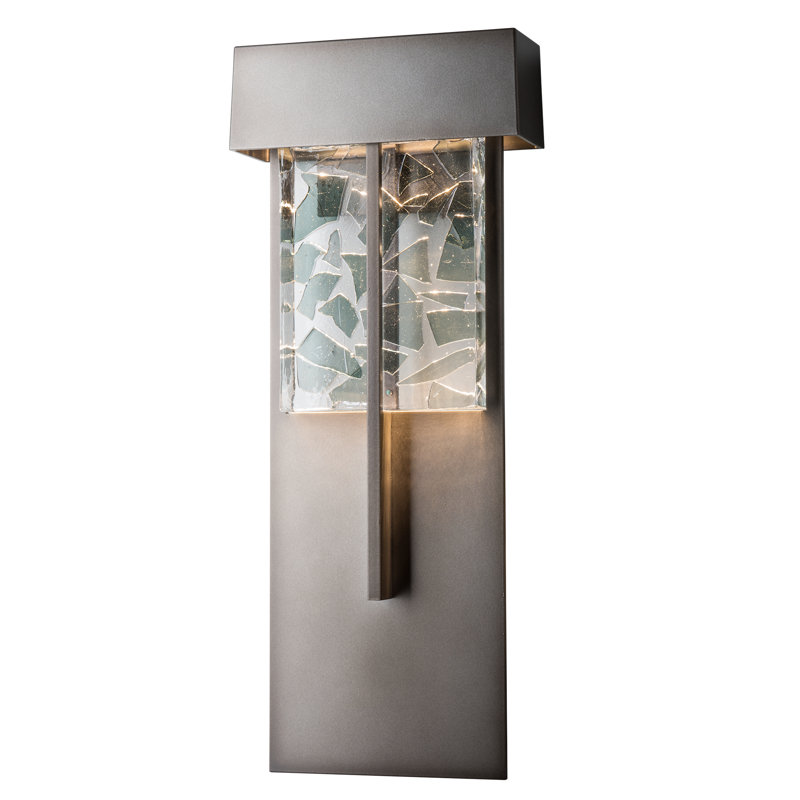 Shard Outdoor Flush Mount, Coastal Black