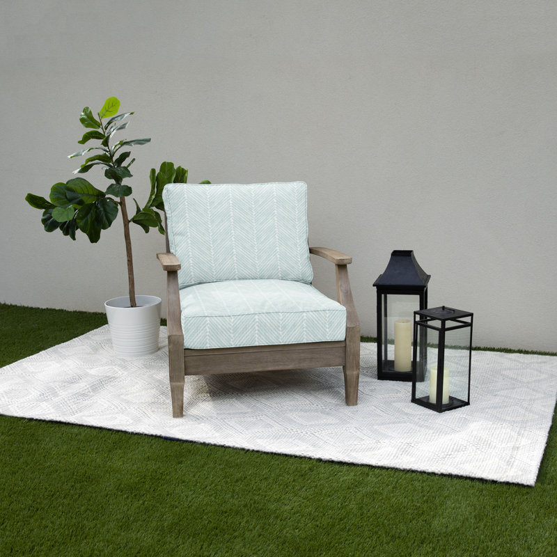 Ine Outdoor 5'' Lounge Chair Seat / Back Cushion, 30" W x 27" D