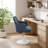 Lippa Performance Velvet Swivel Dining Armchair-105239672-105239673