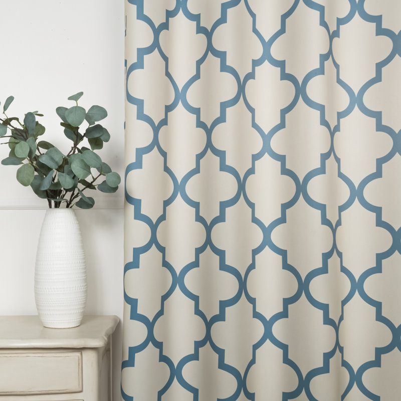 Lytsell Thermal Room Darkening Curtain Panel Pair, Porcelain, 52" W x 96" L