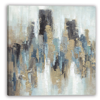 Art moderne moderne - peinture sur toile tendue
