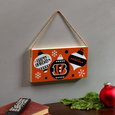 Plaque murale Cincinnati Bengals 6 x 11