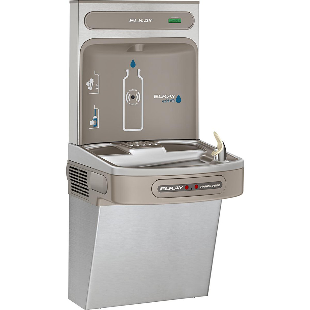 Elkay EZH2O Bottle Filling Station With ADA Cooler Hands Free Activation Elkay