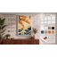 Blossoms and Waves Japandi - Wrapped Canvas-605291512-605291515