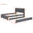 Upholstered Platform Bed with Trundle-158415128-158415126