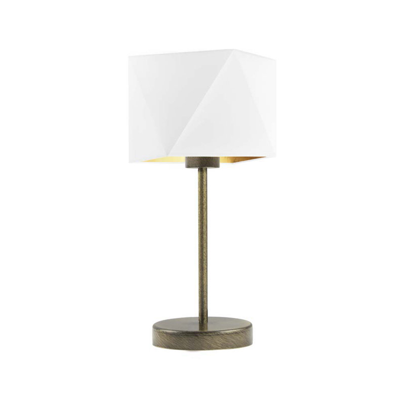 Candra Desk Lamp, Black, Old Gold