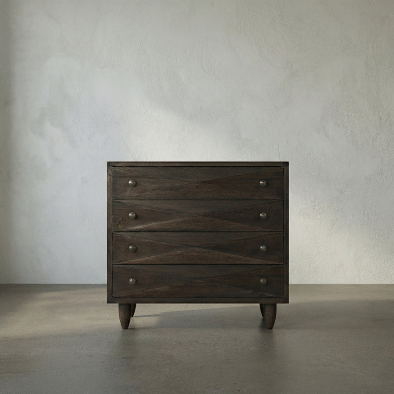 Diamond Solid Wood Accent Chest, Ebony Walnut