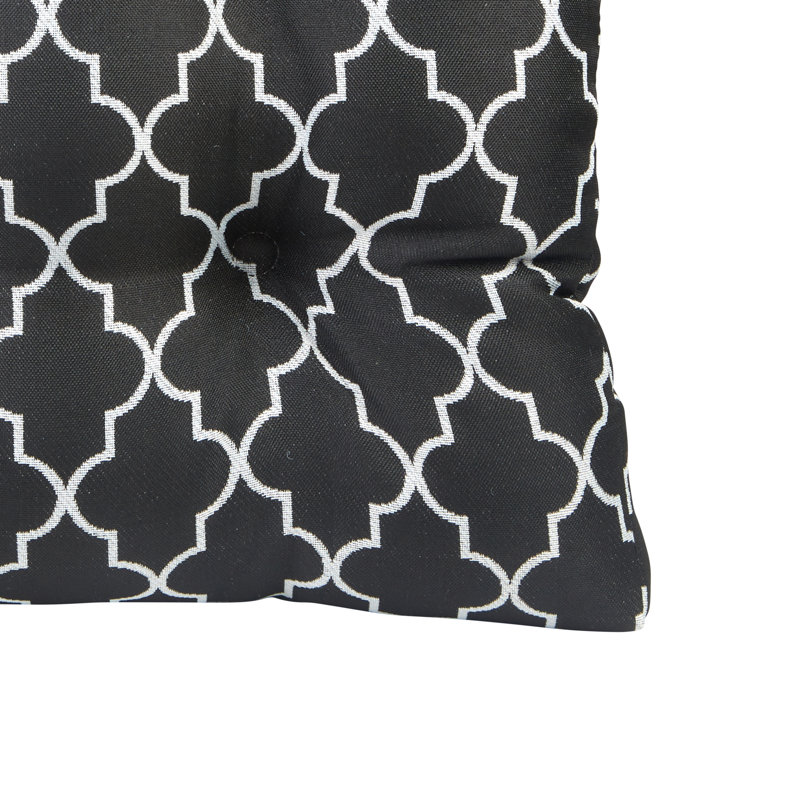 Non-Slip Dining Room And Kitchen Seat Cushions, 15 X 15 X 3 Inches, Black