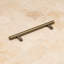 Antique Brushed Dark Brass  T-Bar Handles & Coordinating Pull Knob-122026823