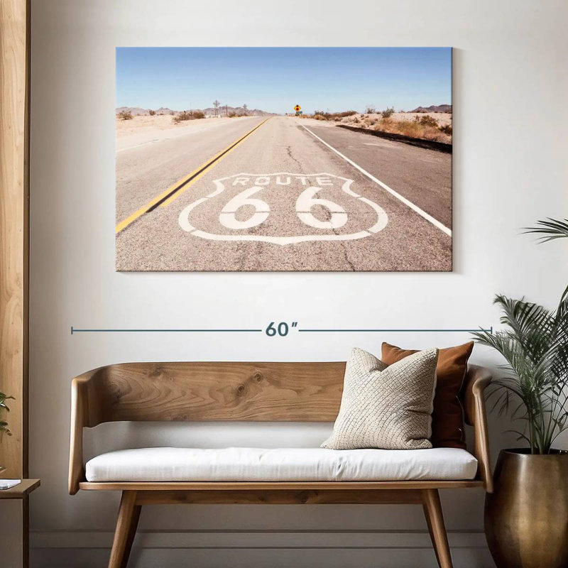 Mehar American West Route 66, H 32 po x l 48 po