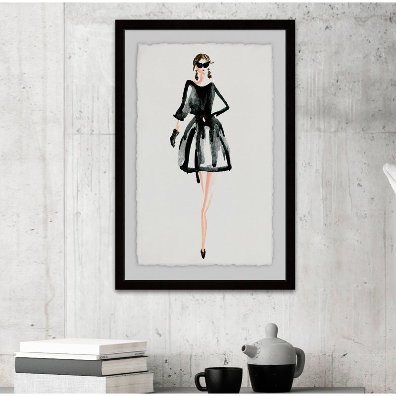La Moda - Single Picture Frame Painting, 45cm H x 30cm W