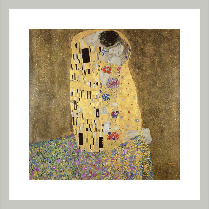 «The Kiss» par Gustav Klimt, impression giclée sur cadre, 23.55" H x 23.5" W