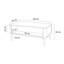 Four Leg Coffee Table with Storage-353290262