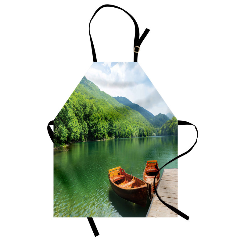 No Pattern Bib Apron