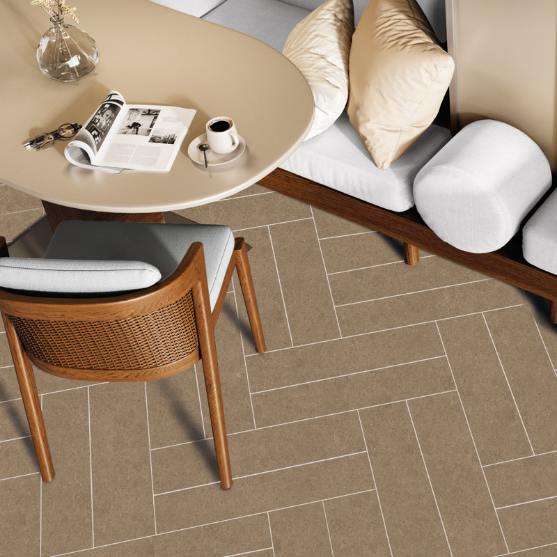 Artistic Freedom 6"X24" Porcelain Stone Look, Concrete