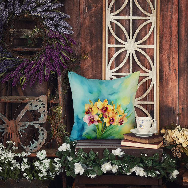 Other/No Pattern Outdoor Throw Pillow, 14" H x 14" W