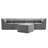 Big Joe Patio 5 Piece Outdoor Sectional-62240873
