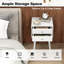 Islandia 40 cm W Bedside Table-1593361108
