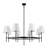 8-light Dimmable White Classic / Traditional Chandelier Dining Light Fixture Dining Chandelier For Living Room