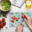 Multicolore planche à découper en verre trempé Ambesonne