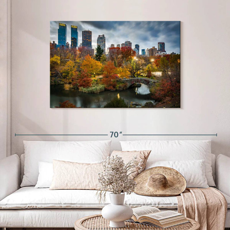 Sebbie NYC Gapstow Bridge, 30" H x 45" W