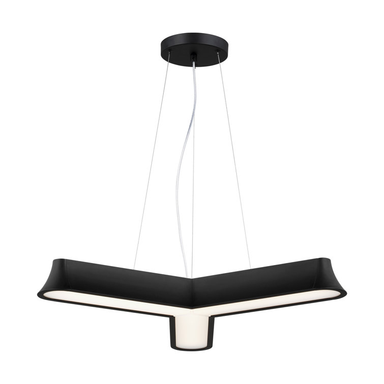 Alta 3 Light Metal Dimmable LED Geometric Chandelier