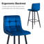 Whitcomb Upholstered Counter Stool with Metal Frame-1999644029