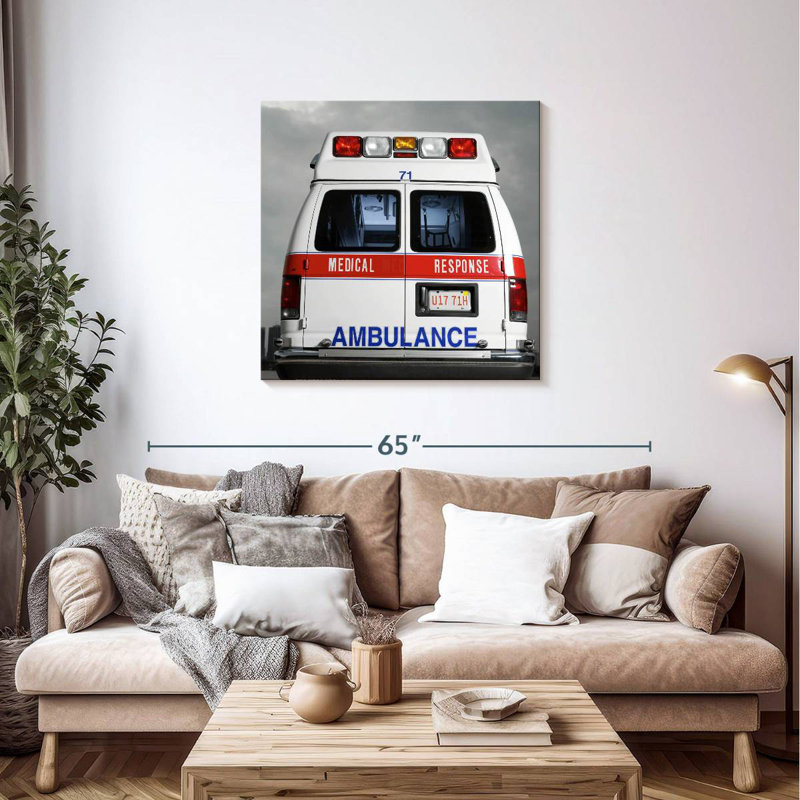 Mehar Medical Response Ambulance, 36" H x 36" W