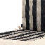 Deck Stripe Outdoor High Back Seat Pad