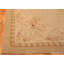 Tapis antique français ivoire Aubusson