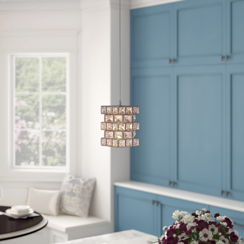 Luminaire suspendu géométrique unique à 1 lumière Tidwell