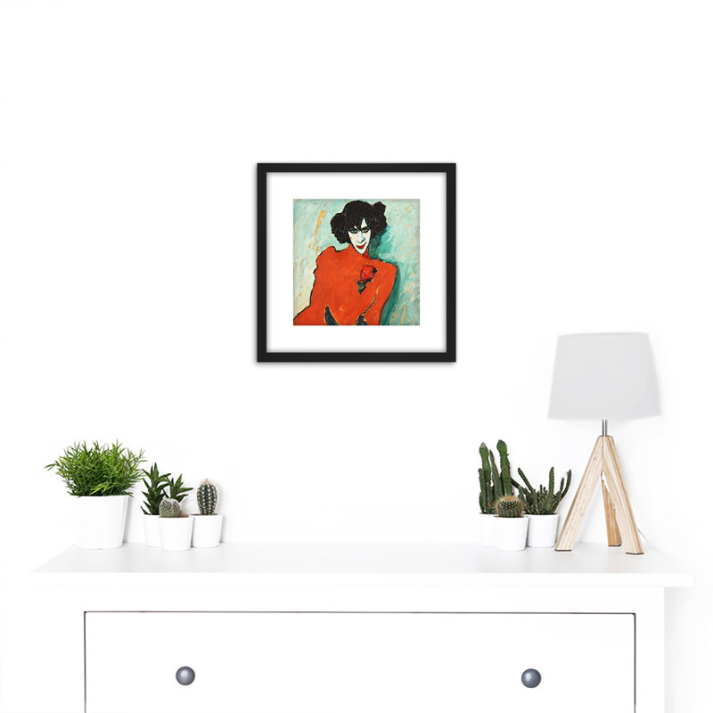 Jawlensky Portrait Dancer Aleksandr Sakharov by Alexej Von Jawlensky - Single Picture Frame Painting