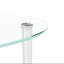 Table basse ovale en verre transparent-788625899