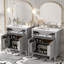 Ensemble de meuble-lavabo gris 60 po-1833123457
