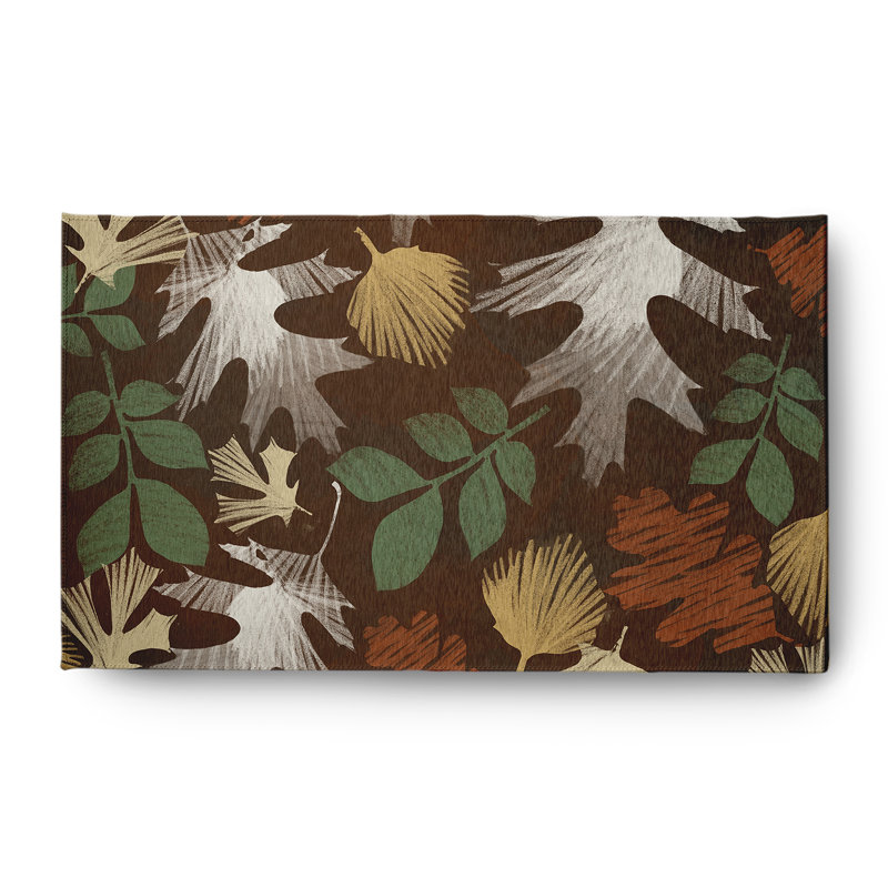 Chenille Floral Indoor Rug, Rectangle 3' x 5'