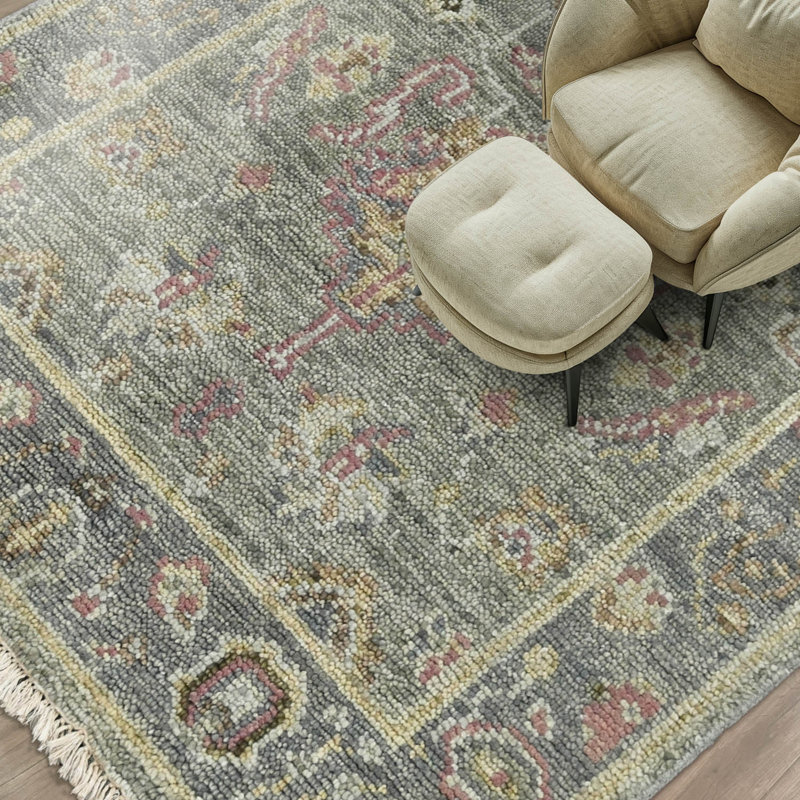 Helaina Hand Knotted Wool Indoor / Outdoor Rug