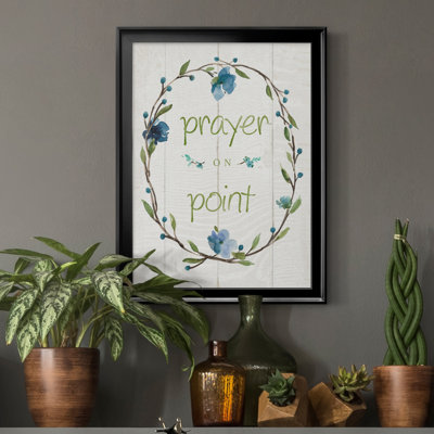 «Prayer on Point», art textuel sur toile
